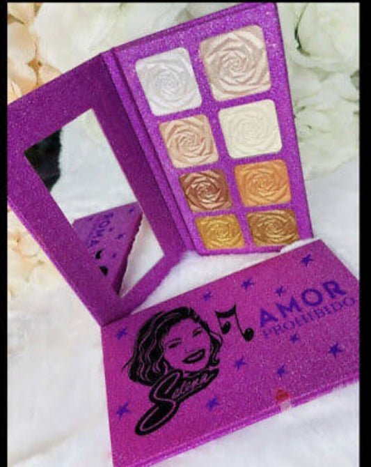 8 colors professional use highlighter Palette