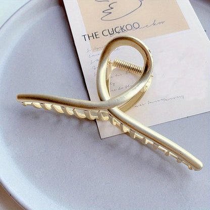 13.5CM Extra Large Coat Hanger Design Hair Claw – Stylish Metal Hair Clip