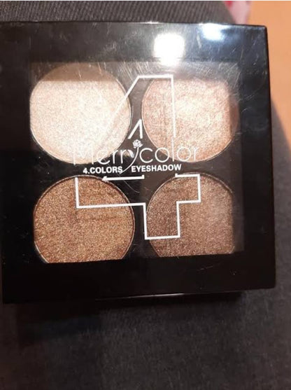 merry colour 4 glitter eye shadow pallete