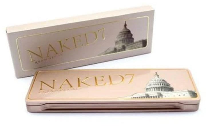 Urban Decay Eyeshadow Palette with Glitter & Matte Shades – Dual Soft Brush