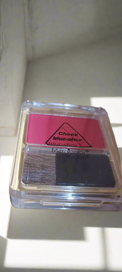 Merry Colour Cheeky Blusher with Soft Blush-On Brush