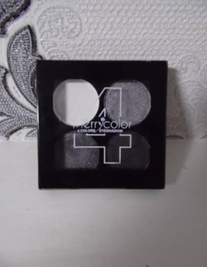 merry colour 4 glitter eye shadow pallete