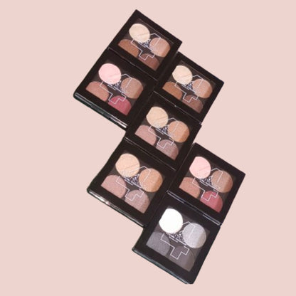 merry colour 4 glitter eye shadow pallete